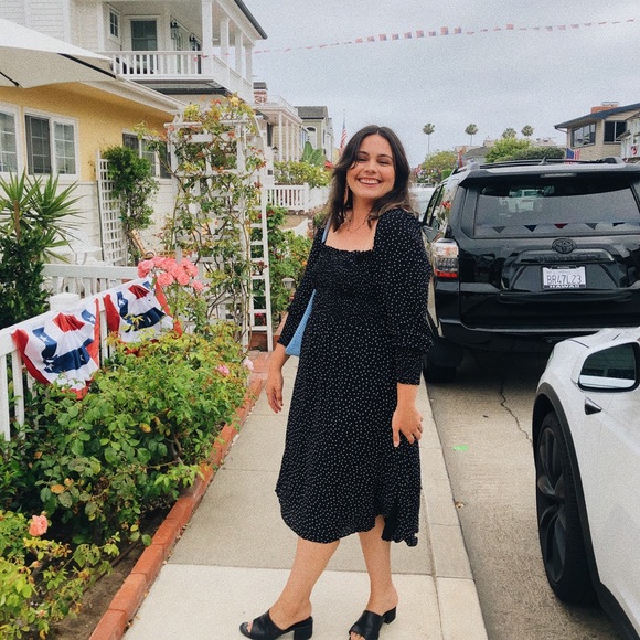 Reformation Polka Dot Dress - Picture 3 of 8